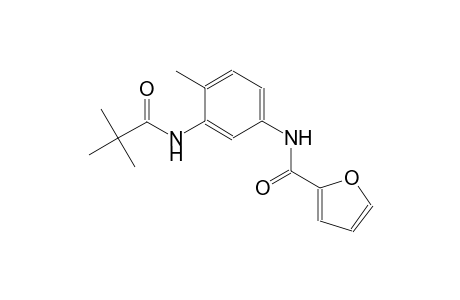 N-{3-[(2,2-dimethylpropanoyl)amino]-4-methylphenyl}-2-furamide