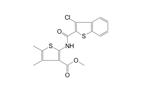 3-thiophenecarboxylic acid, 2-[[(3-chlorobenzo[b]thien-2-yl)carbonyl]amino]-4,5-dimethyl-, methyl ester