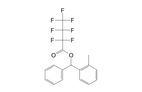 2-Methylbenzhydrol, heptafluorobutyrate