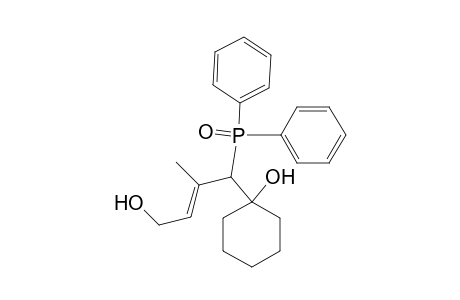 (E)-1-diphenylphosphinoyl-1-(1'-hydroxycyclohexyl)-2-methylbut-2-en-4-ol