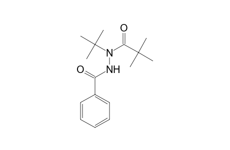 Benzoic acid, 2-(1,1-dimethylethyl)-2-(2,2-dimethyl-1-oxopropyl)hydrazide