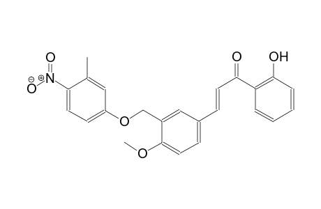 (2E)-1-(2-hydroxyphenyl)-3-{4-methoxy-3-[(3-methyl-4-nitrophenoxy)methyl]phenyl}-2-propen-1-one