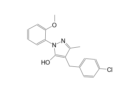 1H-pyrazol-5-ol, 4-[(4-chlorophenyl)methyl]-1-(2-methoxyphenyl)-3-methyl-