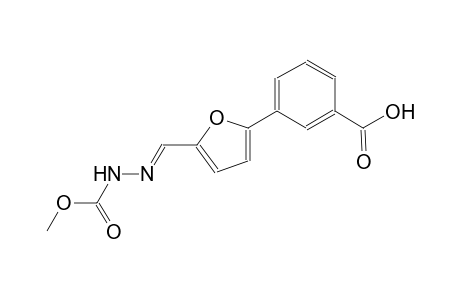 3-(5-{(E)-[(methoxycarbonyl)hydrazono]methyl}-2-furyl)benzoic acid