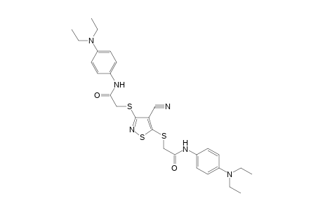 Acetamide, 2-[[4-cyano-3-[[2-[[4-(diethylamino)phenyl]amino]-2-oxoethyl]thio]-5-isothiazolyl]thio]-N-[4-(diethylamino)phenyl]-