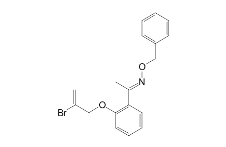 2-(2-BROMOALLYLOXY)-PHENYL-METHYL-KETONE-O-BENZYLOXIME;MAJOR-ISOMER