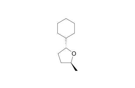 trans-2-Cyclohexyl-5-methyltetrahydrofuran