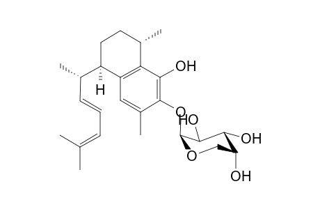 7-O-Glycosyl-seco-Pseudopterosin A [(E)-12,13-didehydro-seco-pseudopterosin J]
