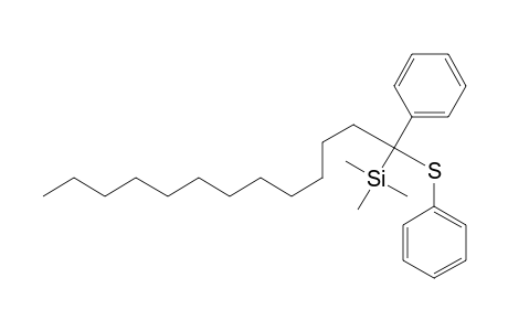 Silane, trimethyl[1-phenyl-1-(phenylthio)tridecyl]-