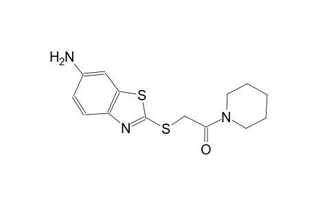 Benzothiazol-6-amine, 2-[2-oxo-2-(1-piperidyl)ethylthio]-