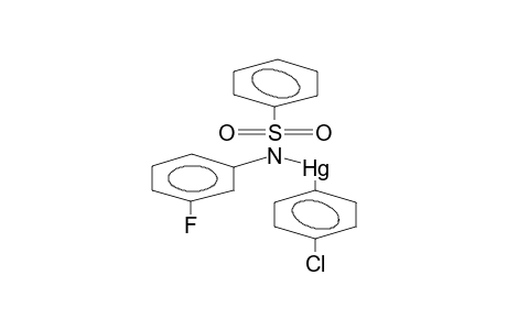 4-CHLOROPHENYL-[N-(3-FLUOROPHENYL)PHENYLSULPHONYLAMIDO]MERCURY
