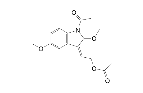 (Z)-2-(1-Acetyl-2,5-dimethoxyindolin-3-ylidene)ethyl acetate