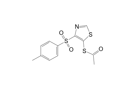 4-(p-tolylsulfonyl)-5-thiazolethiol, acetate(ester)