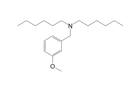 3-Methoxybenzylamine, N,N-dihexyl-