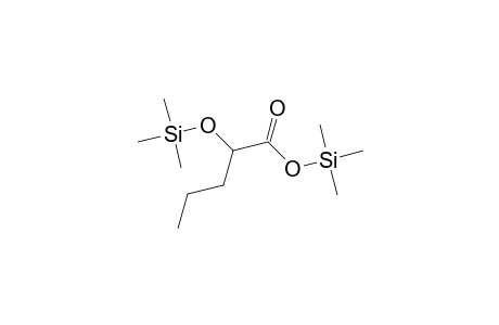2-Hydroxyvaleric acid, 2TMS