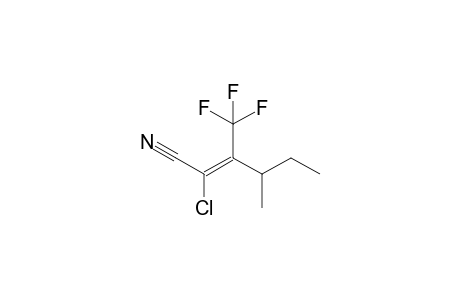 2-Chloro-4-methyl-3-(trifluoromethyl)hex-2-enenitrile