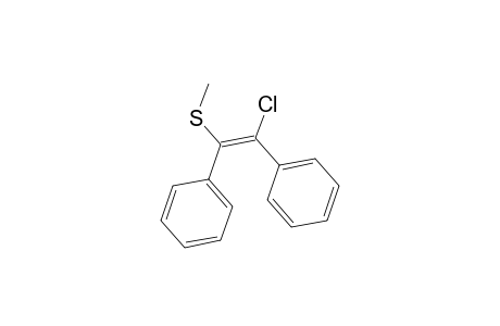 [(Z)-2-Chloro-1-(methylsulfanyl)-2-phenylethenyl]benzene