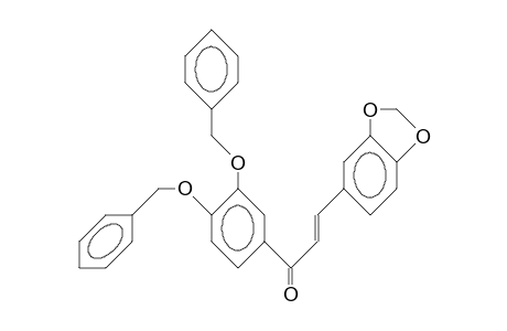 1-(1,2-Dibenzylphenyl)-3-(2H-[1,3]benzo[b]dioxazolidin-6-yl)-1-oxoprop-2-ene