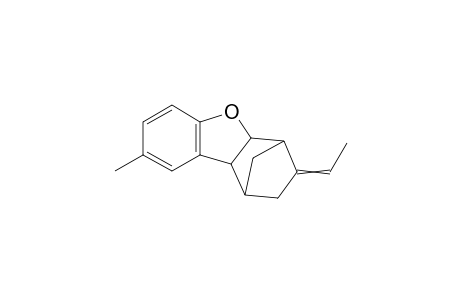 3-ethylidene-8-methyl-1,2,3, 4,4a,9b-hexahydro-1,4-methanodibenzo[b,d]furan