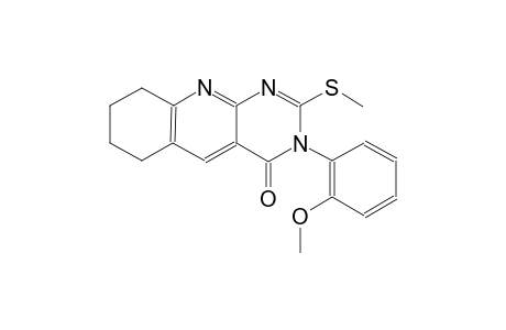 3-(2-methoxyphenyl)-2-(methylsulfanyl)-6,7,8,9-tetrahydropyrimido[4,5-b]quinolin-4(3H)-one