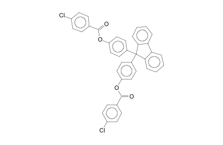 4-(9-(4-[(4-Chlorobenzoyl)oxy]phenyl)-9H-fluoren-9-yl)phenyl 4-chlorobenzoate