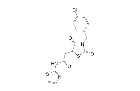 2-[3-(4-chlorobenzyl)-2,4-dioxo-1,3-thiazolidin-5-yl]-N-(1,3-thiazol-2-yl)acetamide
