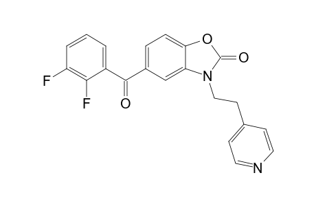 5-(2',3'-Difluorobenzoyl)-N-[(4'-pyridyl)ethyl]-2,3-dihydrobenzoxazol-2-one