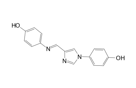 1-(4-hydroxyphenyl)-4-[N-(4-hydroxyphenyl)-iminomethyl]-1H-imidazole