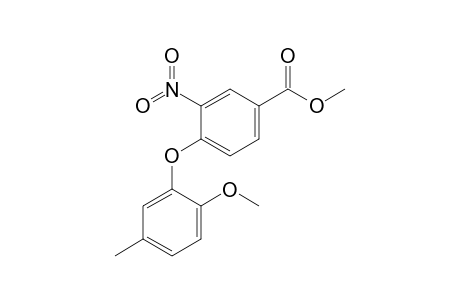 4-(2-Methoxy-5-methyl-phenoxy)-3-nitro-benzoic acid methyl ester