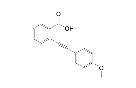 2-[(4-methoxyphenyl)ethynyl]benzoic acid