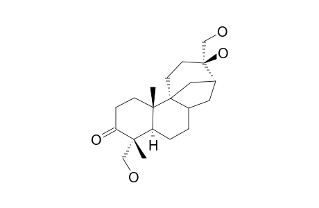 16,17,18-Trihydroxyaphidicolan-3-on