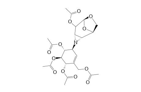 2-O-ACETYL-1,6-ANHYDRO-3,4-DIDEOXY-3,4(N-[(1R,4R,5S,6S)-4,5-TRIACETOXY-3-(ACETOXYMETHYL)-CYClOHEX-2-ENYL]-EPIMINO)-BETA-D-ALLOSE