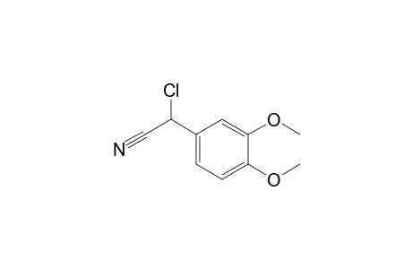2-chloranyl-2-(3,4-dimethoxyphenyl)ethanenitrile