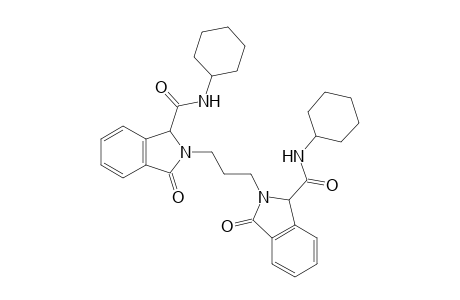2,2'-(propane-1,3-diyl)bis(N-cyclohexyl-3-oxoisoindoline-1-carboxamide)