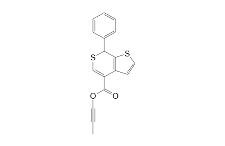 Propynyl 7-(phenyl)-7H-thieno[2,3-c]thiopyran-4-carboxylate