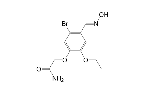 2-{5-bromo-2-ethoxy-4-[(E)-(hydroxyimino)methyl]phenoxy}acetamide