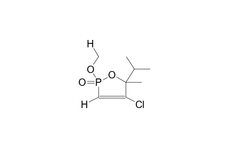 2-OXO-2-METHOXY-4-CHLORO-5-ISOPROPYL-5-METHYL-1,2-OXAPHOSPHOL-3-ENE