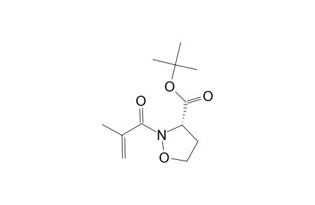3-Isoxazolidinecarboxylic acid, 2-(2-methyl-1-oxo-2-propenyl)-, 1,1-dimethylethyl ester, (S)-