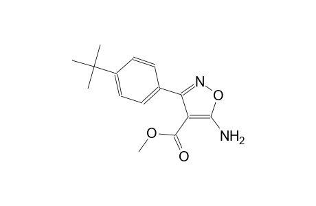 methyl 5-amino-3-(4-tert-butylphenyl)-4-isoxazolecarboxylate