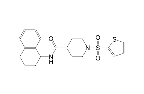 N-(1,2,3,4-tetrahydro-1-naphthalenyl)-1-(2-thienylsulfonyl)-4-piperidinecarboxamide
