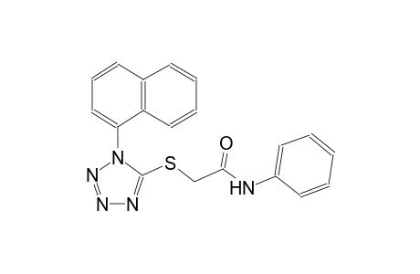 2-{[1-(1-naphthyl)-1H-tetraazol-5-yl]sulfanyl}-N-phenylacetamide