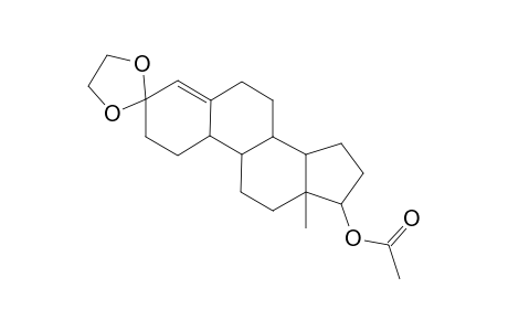 Estr-4-en-3-one, 17.beta.-hydroxy-, cyclic ethylene acetal, acetate