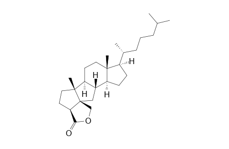 4a-Oxa-A-bishomo-B-nor-3.alpha.,5-cyclo-5.alpha.-cholestan-4-one