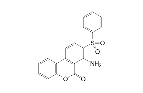 7-Amino-6-oxo-6H-benzo[c](2H)chromen-8-yl)phenylsulfone
