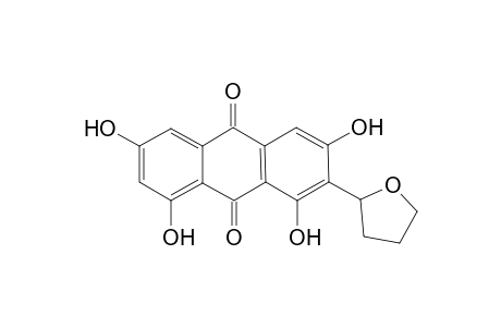 Bipolarin [1,3,6,8-tetrahydroxy-2-(tetrahydrofur-2'-yl)anthraquinone]