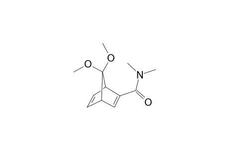 N,N-Dimethyl-7,7-dimethoxynorbornadiene-2-carboxamide