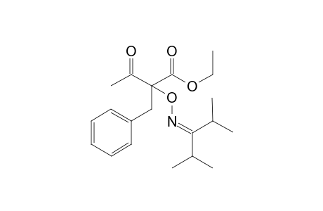 Ethyl 2-benzyl-2-{[(2,4-dimethylpentan-3-ylidene)amino]oxy}-3-oxobutanoate