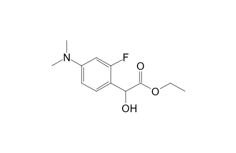 2-(2-Fluoro-4-dimethylaminophenyl)-2-hydroxyacetic acid ethyl ester