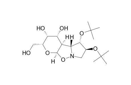 (2R,3R,4R,4aR,4bR,5S,6S,9aR)-3,4-Dihydroxy-2-(hydroxymethyl)-5,6-bis-tert-butoxy-octahydro-2H-pyrano[3,2-d]pyrrolo[1,2-b]isoxazole