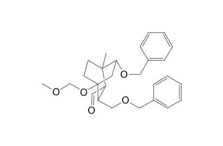 (1R,2R,3S,4S,6R)-6-Benzyloxy-3-benzyloxymethyl-4-methoxymethoxy-1-methyl-3-(2',2'-dimethyl-1',3'-dioxolan-4'-yl)bicxyclo[2.2.2]octan-2-carbaldehyde